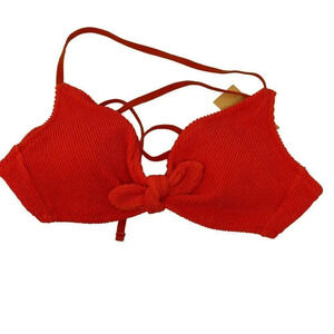 𝅺Kona Sol Women's Zing Pucker Bikini Top Size M